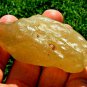 Libyan Desert Glass Meteorite Tektite impact specimen(353 crt)dimples Green