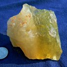 Libyan Desert Glass Meteorite Tektite impact specimen( 1125 crt)dimples (1/3 Kg)