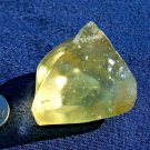 Libyan Desert Glass Meteorite Tektite impact specimen(190 crt)dimples yellow Gem