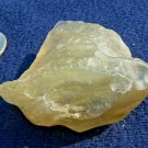 Libyan Desert Glass Meteorite Tektite impact specimen(315 crt)dimples nice shape