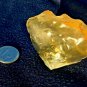 Libyan Desert Glass Meteorite Tektite impact specimen( 260 crt) Dimples Gem