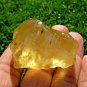 Libyan Desert Glass Meteorite Tektite impact specimen(265 crt)soft yellow GEM