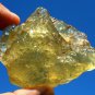 Libyan Desert Glass Meteorite Tektite impact specimen(875 crt)dimples yellow Gem