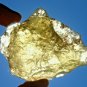 Libyan Desert Glass Meteorite Tektite impact specimen(875 crt)dimples yellow Gem