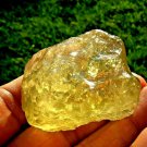 Libyan Desert Glass Meteorite Tektite impact specimen(433 crt)Dimples yellow Gem