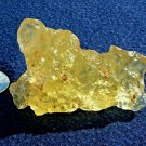 Libyan Desert Glass Meteorite Tektite impact specimen( 320crt)dimples Real Gem