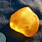 Libyan Desert Glass Meteorite Tektite impact specimen( 295 crt)soft orange Gem
