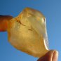 Libyan Desert Glass Meteorite Tektite impact specimen( 295 crt)soft orange Gem