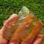 Libyan Desert Glass Meteorite Tektite impact specimen ( 233 crt) Angel Chime