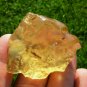Libyan Desert Glass Meteorite Tektite impact specimen( 225  crt) Real yellow gem