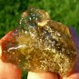 Libyan Desert Glass Meteorite Tektite impact specimen(260 crt)Cristobalite Green