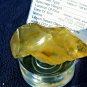 Libyan Desert Glass Meteorite Tektite impact specimen( 491 crt) yellow GEM
