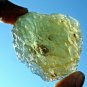 Libyan Desert Glass Meteorite Tektite impact specimen( 393 crt )dimples  Green