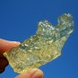 Libyan Desert Glass Meteorite Tektite impact specimen(270crt)dimples yellow Gem
