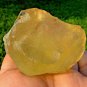Libyan Desert Glass Meteorite Tektite impact specimen(413crt)dimples yellow Gem