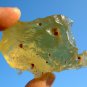 Libyan Desert Glass Meteorite Tektite impact specimen(413crt)dimples yellow Gem