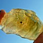 Libyan Desert Glass Meteorite Tektite impact Cintamani(155 crt)dimples Green Gem