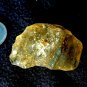 Libyan Desert Glass Meteorite Tektite impact Cintamani(155 crt)dimples Green Gem