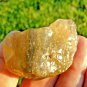 Libyan Desert Glass Meteorite Tektite impact Cintamani(155 crt)dimples Green Gem