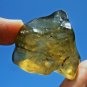 Libyan Desert Glass Meteorite Tektite impact Cintamani( 188 crt)dimples dark Gem