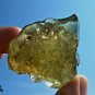 Libyan Desert Glass Meteorite Tektite impact specimen( 233 crt)dimples Green Gem