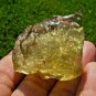 Libyan Desert Glass Meteorite Tektite impact specimen( 233 crt)dimples Green Gem