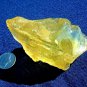Libyan Desert Glass Meteorite Tektite impact specimen( 620 crt)dimples Real Gem