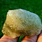 Libyan Desert Glass Meteorite Tektite impact specimen( 330 crt) Dimples Green