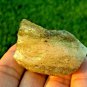 Libyan Desert Glass Meteorite Tektite impact specimen( 330 crt) Dimples Green