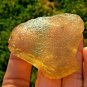 Libyan Desert Glass Meteorite Tektite specimen( 315 crt) clear top yellow Gem