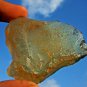 Libyan Desert Glass Meteorite Tektite specimen( 315 crt) clear top yellow Gem