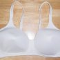 46D ~ Leading Lady Full Figure Molded Padded Seamless White Bra #5042 46 D