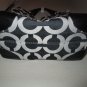 AUTHENTIC COACH PURSE WHITE BLACK *CUTE & UNIQUE