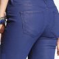 STELLA COLORED COATED JEAN LEGGING BY EXPRESS Sz 0 NWoT $108 Blue Sexy