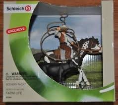 schleich team roping with cowboy