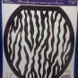 Toilet Tattoo Black White Zebra College Dorm Teen Room Diva Bathroom Decorative