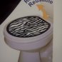 Toilet Tattoo Black White Zebra College Dorm Teen Room Diva Bathroom Decorative