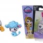 NIP Littlest Pet Shop Pia Pudley Pabla Pudley 3853 3854 Poodle Mommy Baby LPS