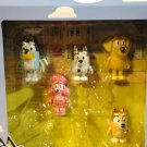 New! 5 Bluey & Friends characters NEIGHBORHOOD PACK Lucky Muffin Coco Bingo toy