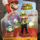Super Mario World of Nintendo LUIGI 4.5" Action Figure with 1-UP Green Mushroom Super Mario World of Nintendo LUIGI 4.5" Action Figure with 1-UP Green Mushroom