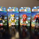 SET 4 Sonic Hedgehog Tails Knuckles Dr Eggman Bendems flexible action figure toy SET 4 Sonic Hedgehog Tails Knuckles Dr Eggman Bendems flexible action figure toy