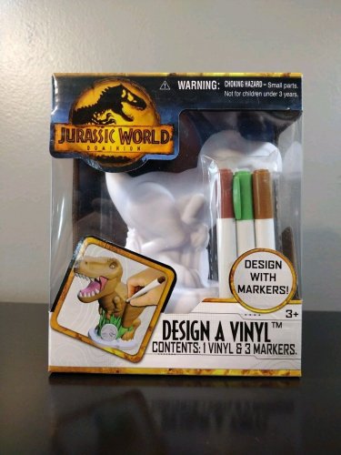 New Jurassic World Design A Vinyl Paint Dinosaur Boys Kids Toy Craft Gift Set
