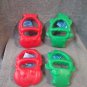 NEW 4 pack Sand toy Sand Shovel Digger green Gator red Lobster Claw beach toy