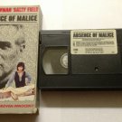 Absence of Malice Used VHS tape.