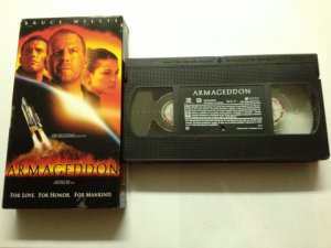 Armageddon Used VHS tape