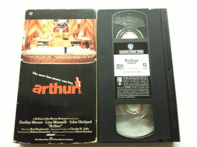 Arthur Used VHS tape