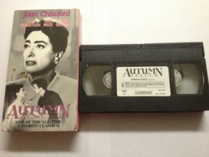 Autumn Leaves Used VHS tape