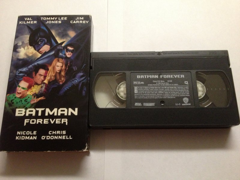 Batman Forever Used VHS tape