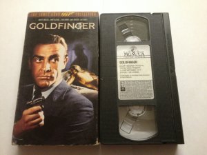 Goldfinger Used VHS tape