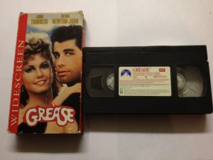 Grease Used VHS tape